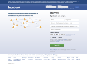 facebook.com - FACEBOOK.COM SOCIAL NETWORK GLOBALE